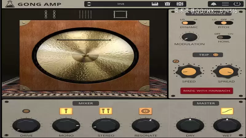 缩略图音频插件-AudioThing Gong Amp(采样放大器插件) v1.0.0激活版 支持Studio One