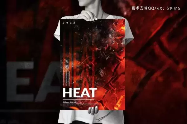 高品质的震撼火爆热销海报设计模板-PSD下载
