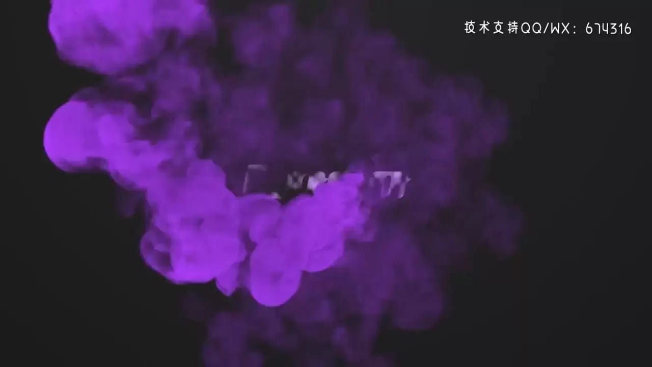 缩略图烟雾命中飞入动画LOGO标志显示PR模板视频下载