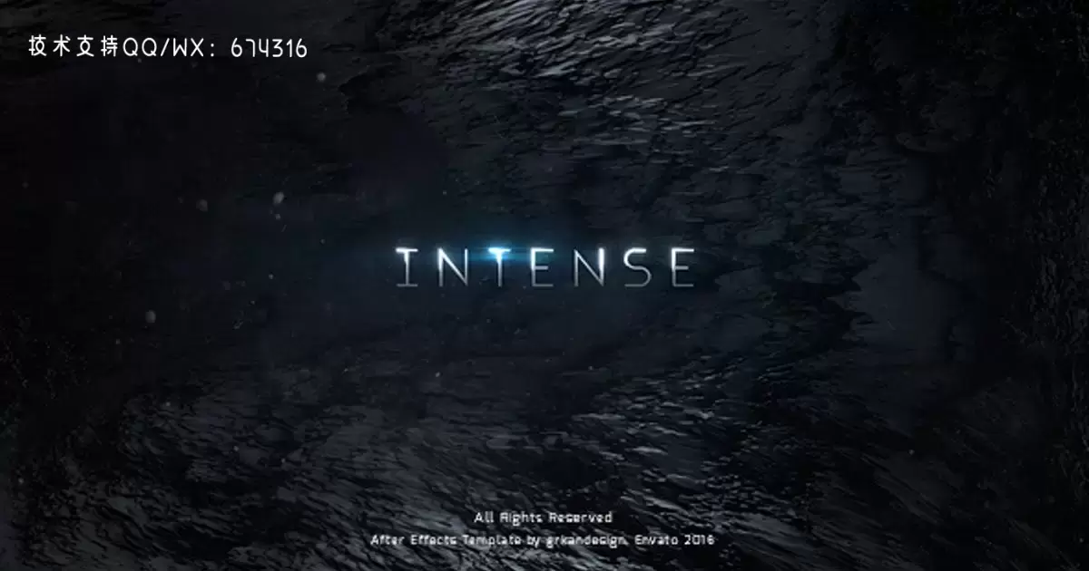 缩略图激烈 | 预告片标题AE视频模版Intense | Trailer Titles