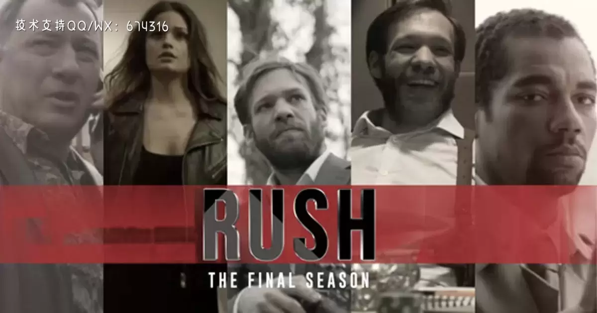 拉什电影预告片AE视频模版Rush Movie Trailer