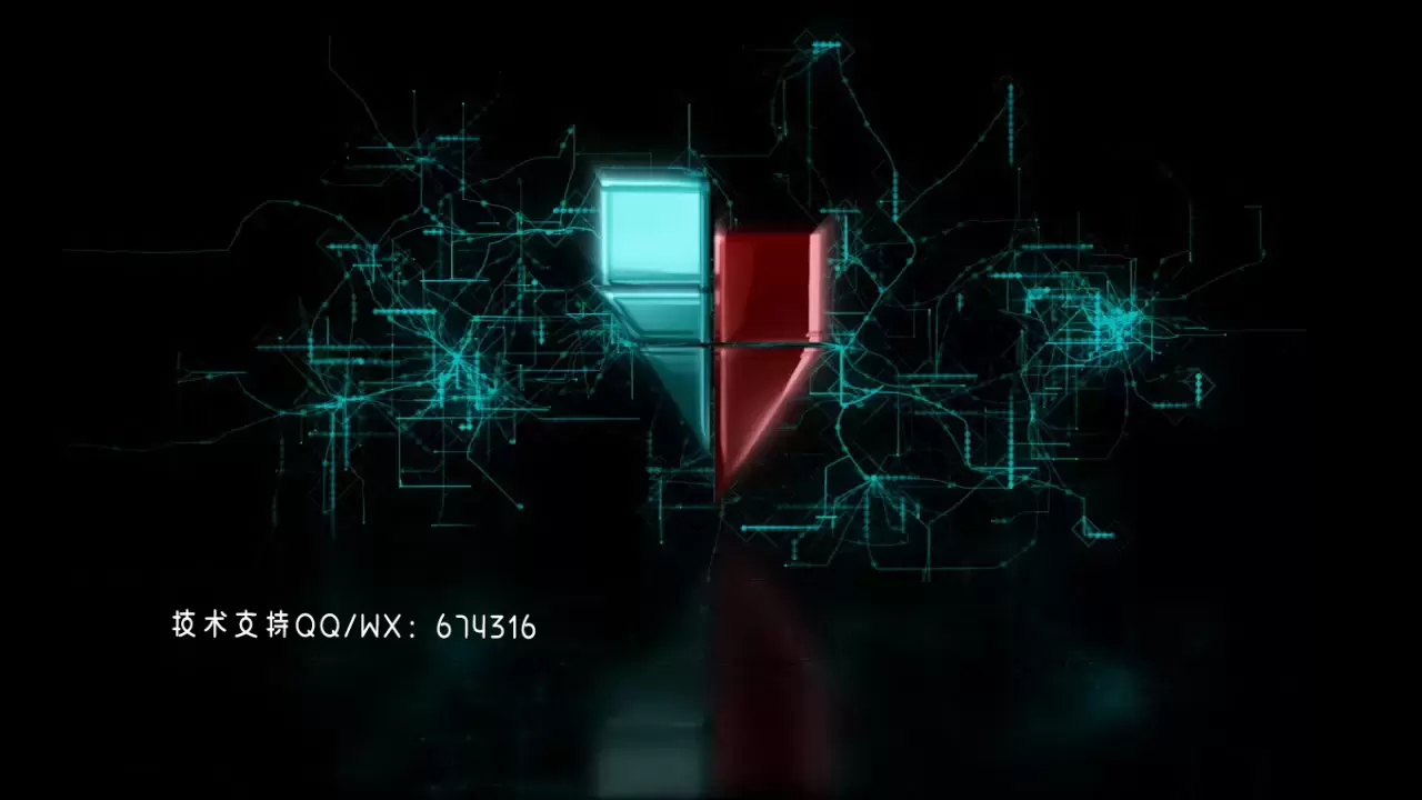logo科技信息数据光线logoLOGO标志AE模板视频下载