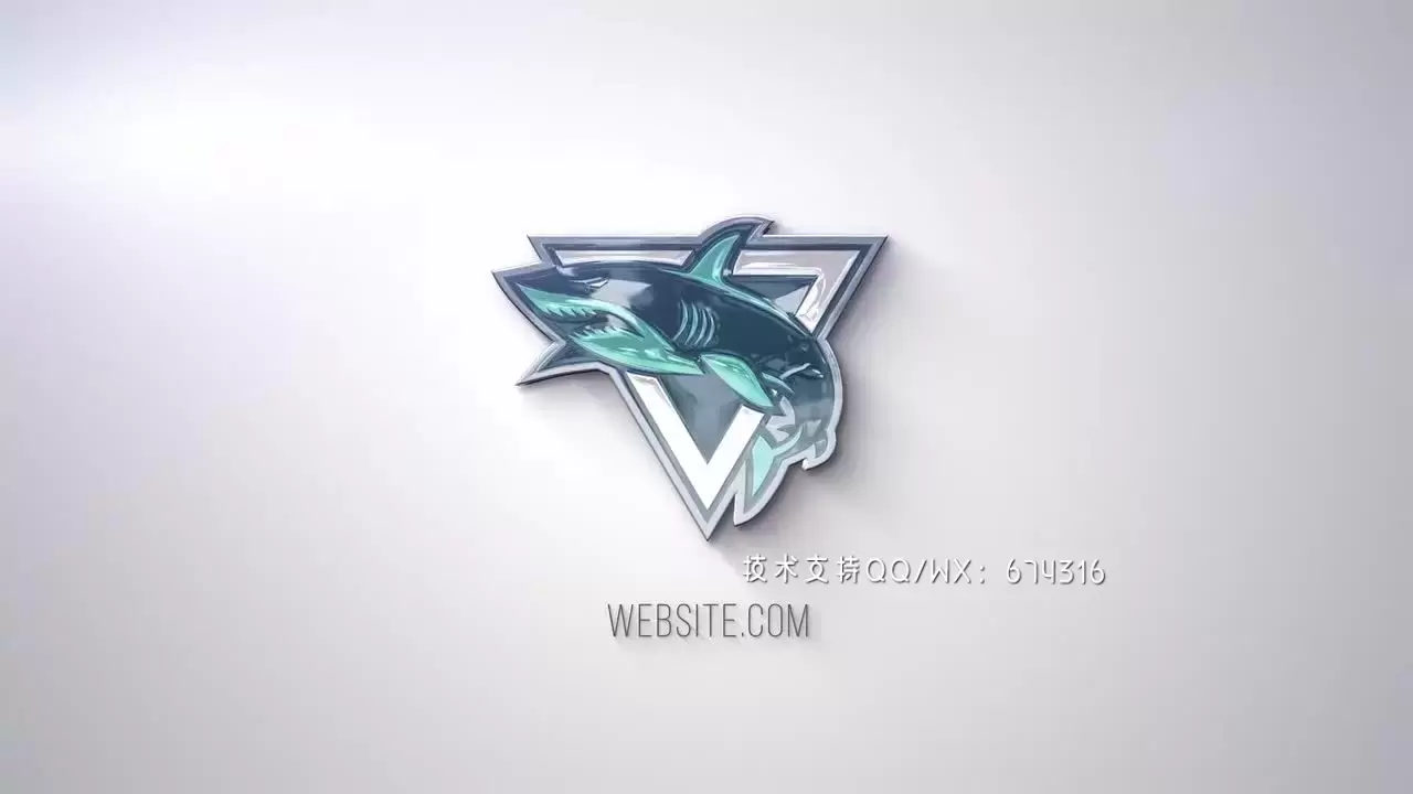 动态光辉粒子汇聚logo特效AE模板视频下载(含音频)