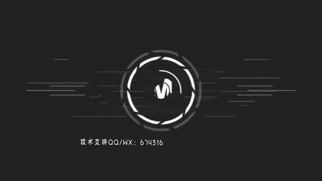logo酷炫扭曲的技术标志AE模板视频下载