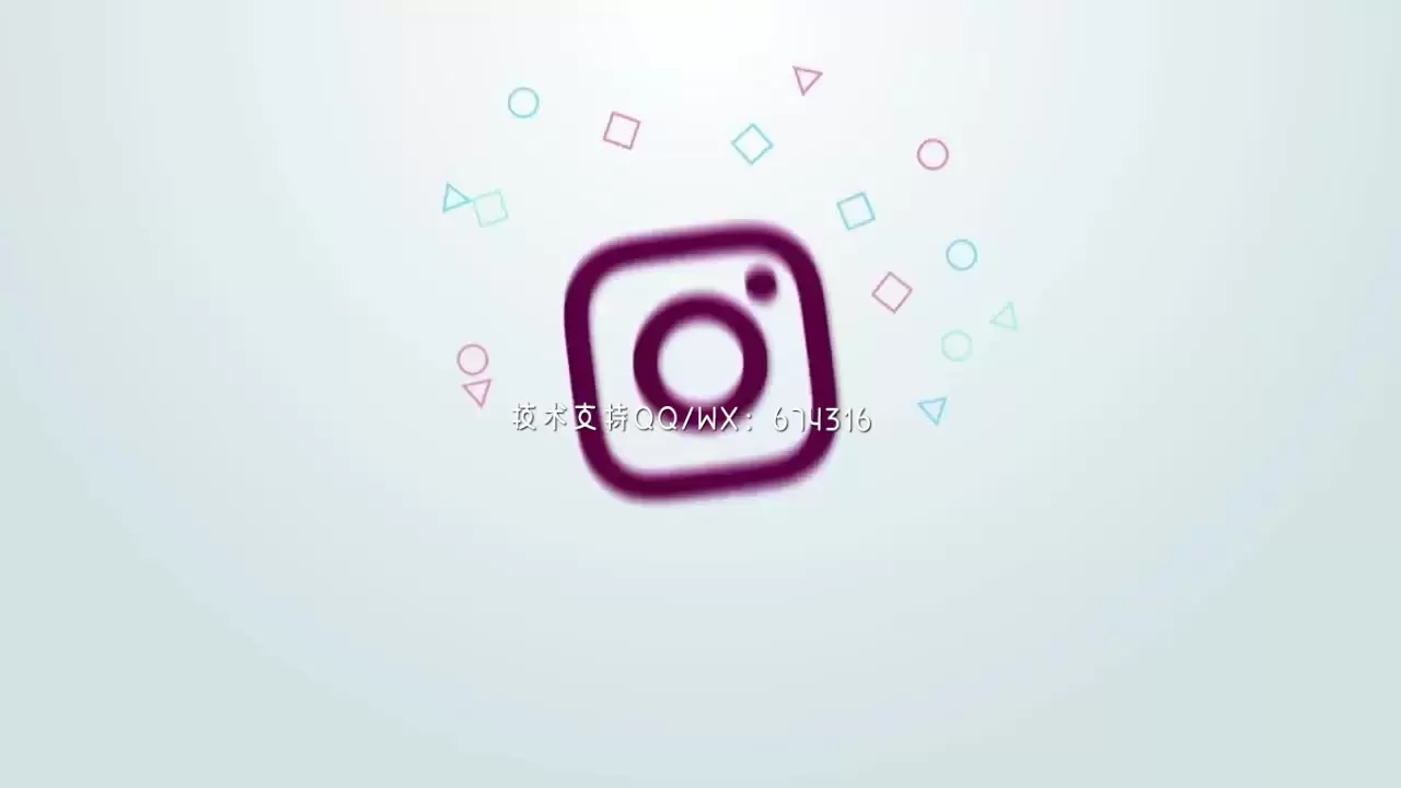 礼品盒LOGO标志AE模板视频下载