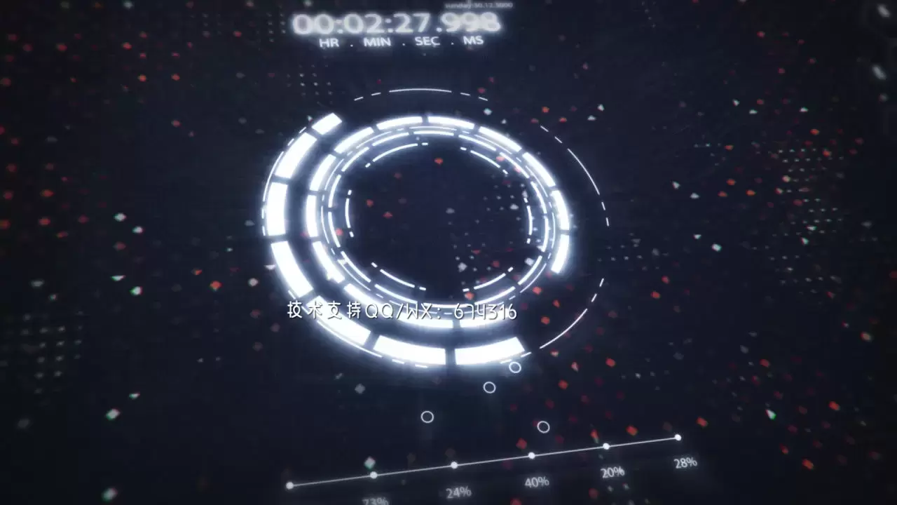 简短而动态的HudLOGO标志动画模板效果模板视频下载