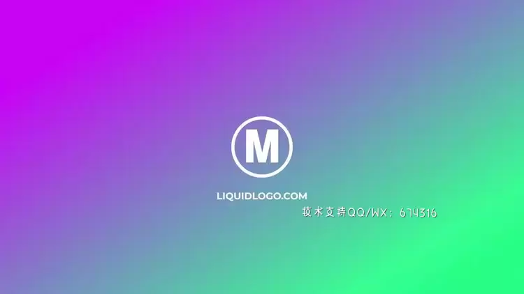 富有创意的液体LOGO标志AE模板视频下载(含音频)