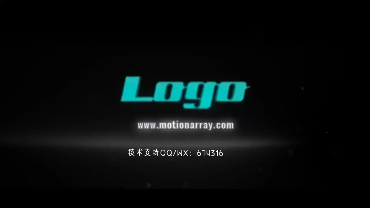 现代电影LOGO标志展示AE模板视频下载
