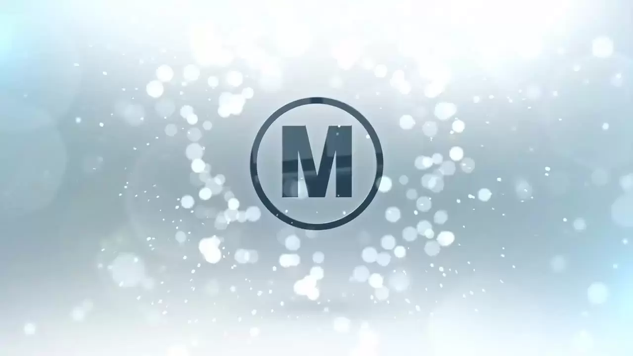 优雅的粒子LOGO标志显示AE模板视频下载（含音频）