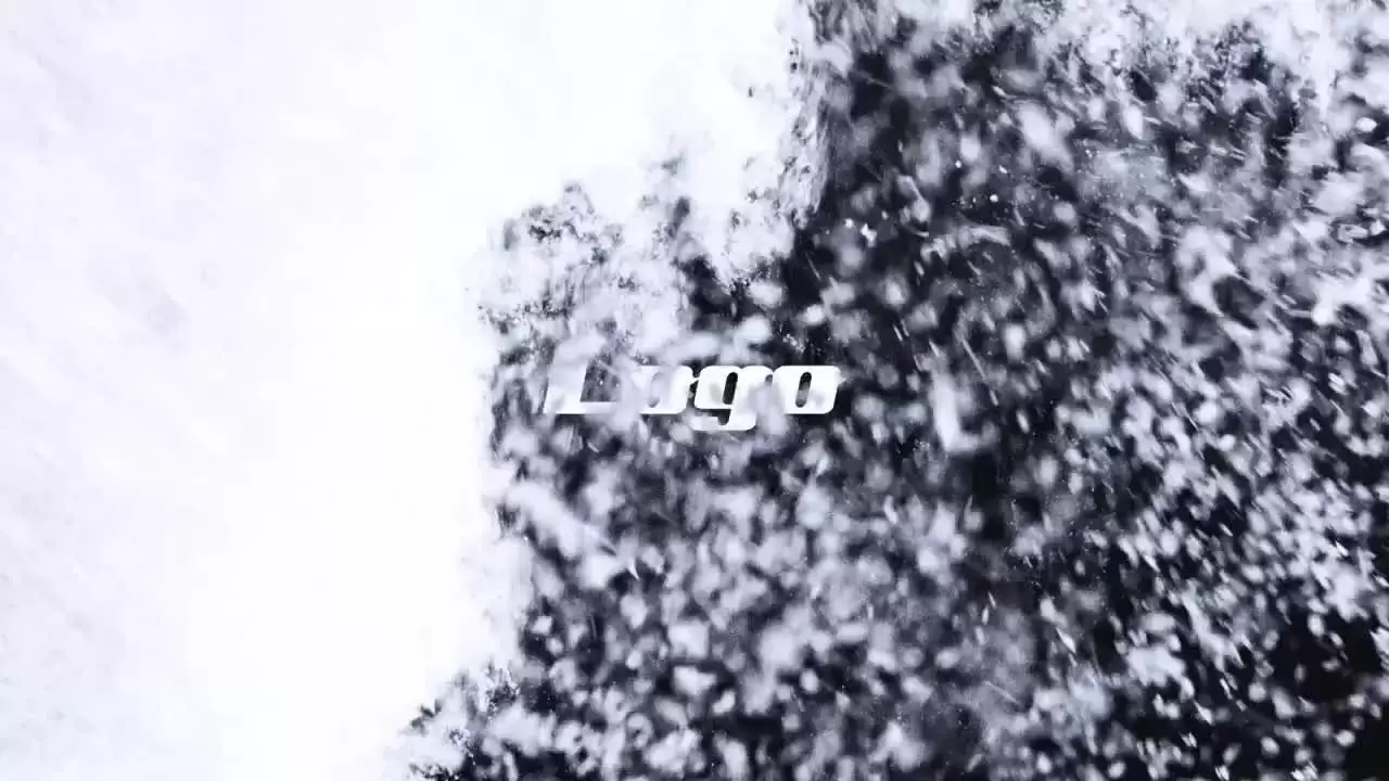 时尚优雅创意的冬季圣诞节LOGO标志AE模板视频下载