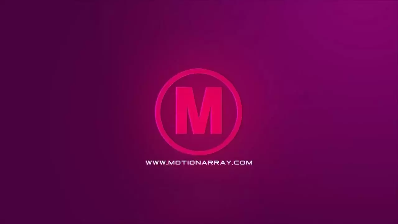 醒目的圆环动画LOGO标志显示AE模板视频下载