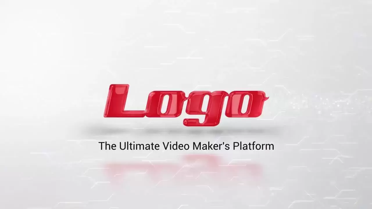 清洁显示LOGO标志AE模板视频下载