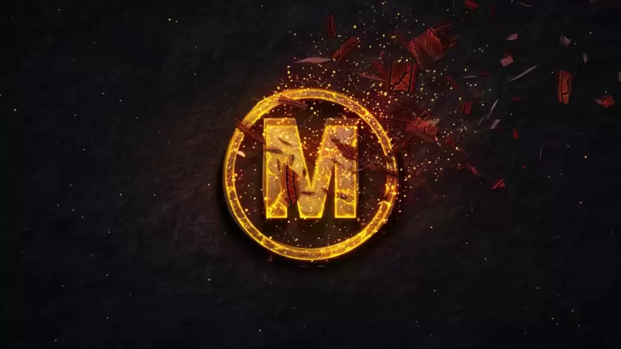 火焰火焰燃烧火焰火焰燃烧火焰燃烧冲击爆破logo动画特效AE模板视频下载(含音频)