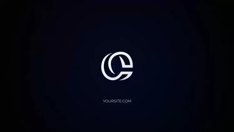 魔术旋转标志显示AE模板视频下载