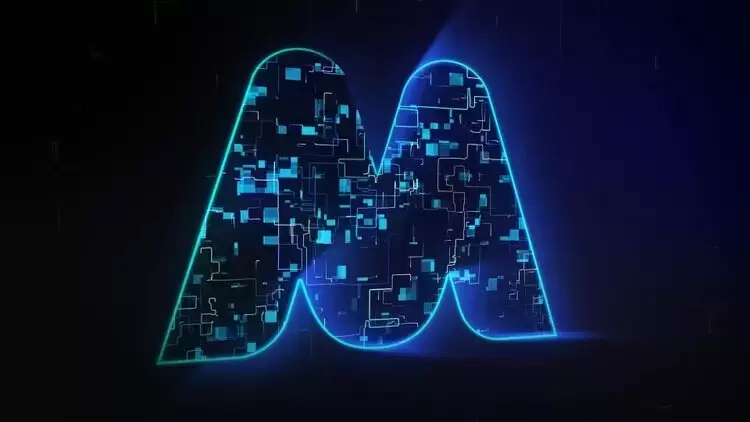 技术数字射线LOGO标志AE模板视频下载