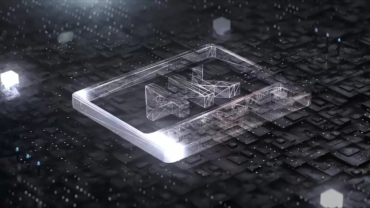 时尚炫酷的数字LOGO标志AE模板视频下载