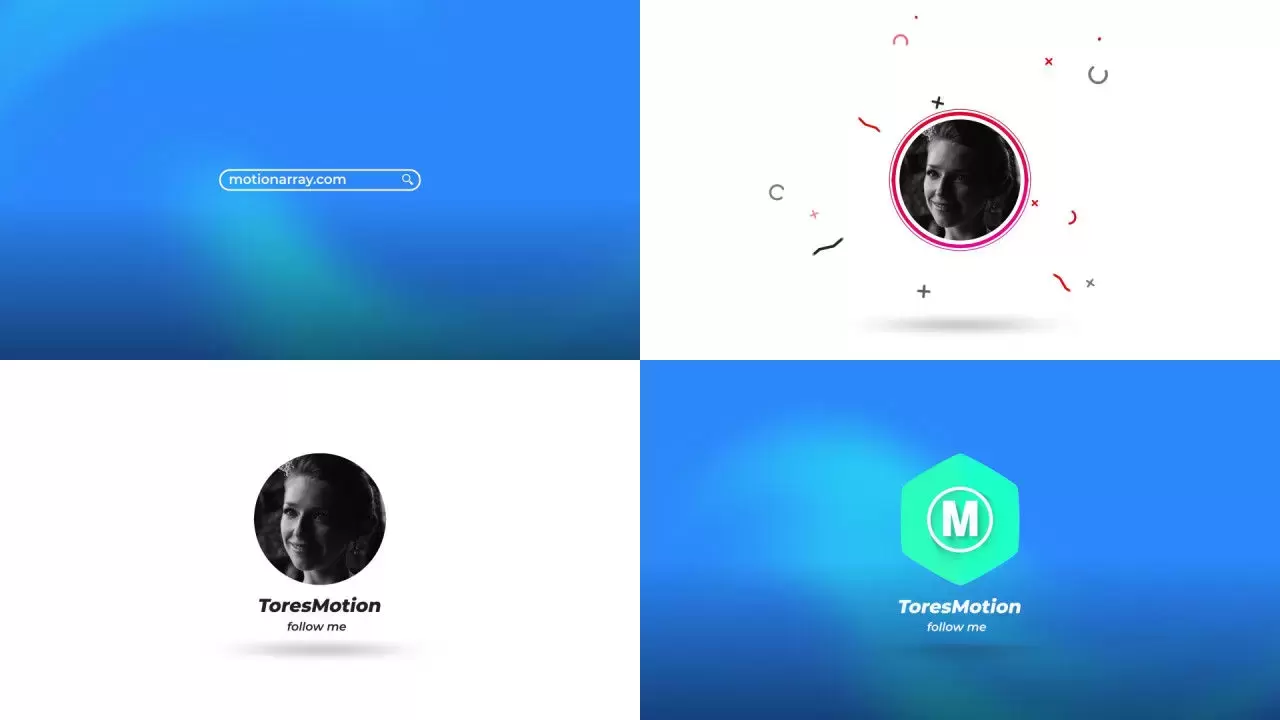 搜索引擎动画显示LOGO标志AE模板视频下载
