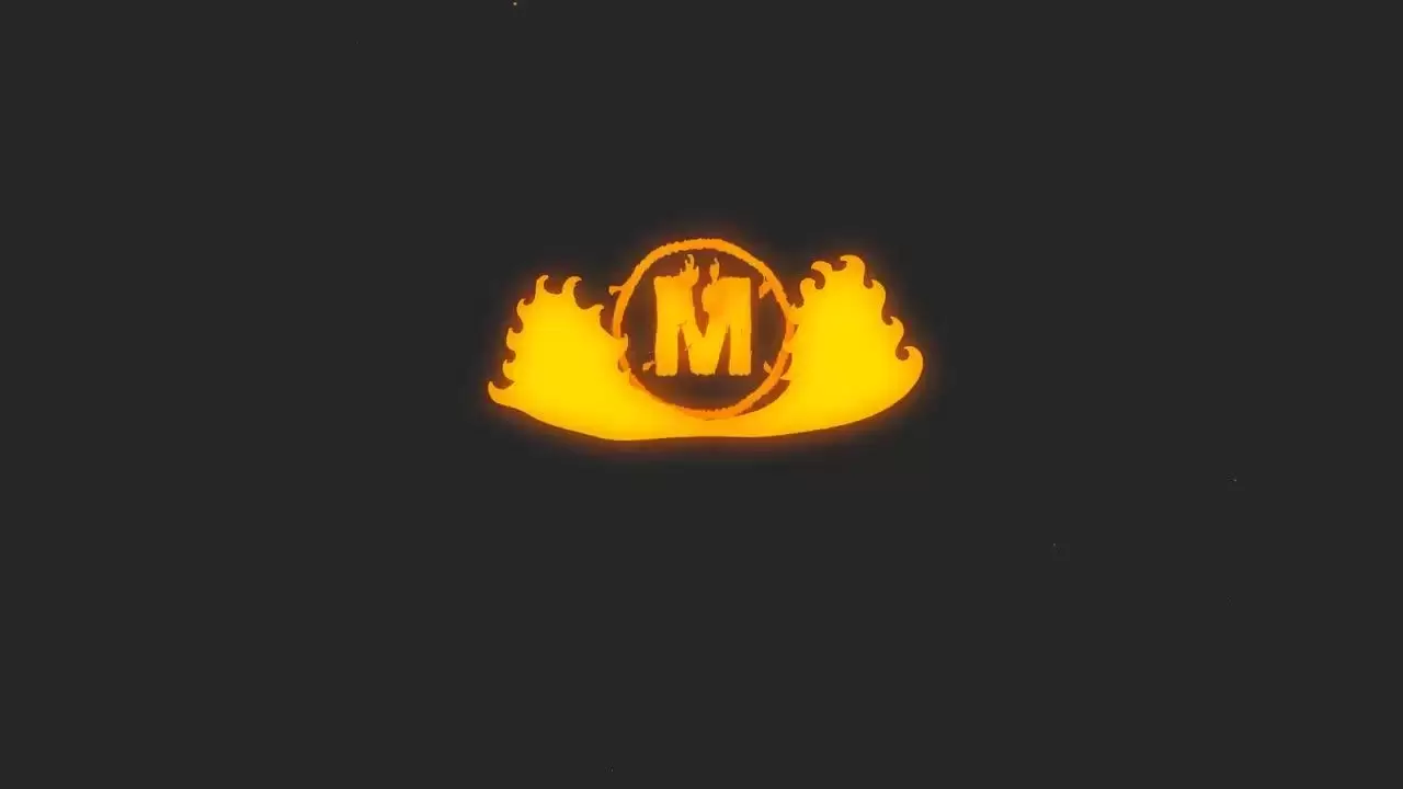 手绘火焰火焰燃烧火焰火焰燃烧火焰燃烧LOGO标志AE模板视频下载(含音频)