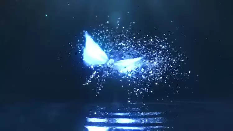 神奇的蝴蝶标志V4 AE模板视频下载(含音频)