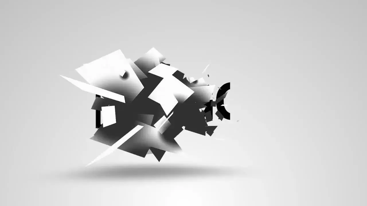 抽象信号干扰效果AELOGO标志模板视频下载(含音频)