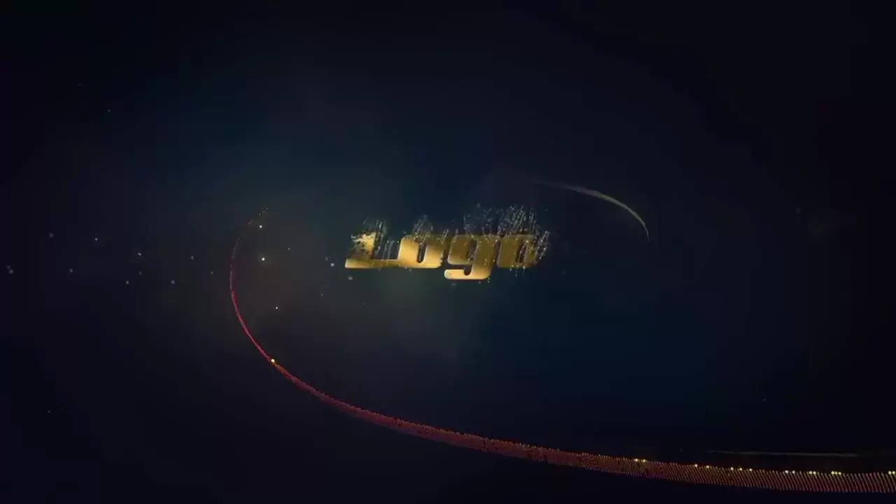 黑暗华丽的LOGO标志显示AE模板视频下载(含音频)