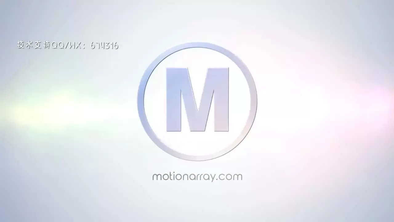 旋转的企业LOGO标志AE模板视频下载