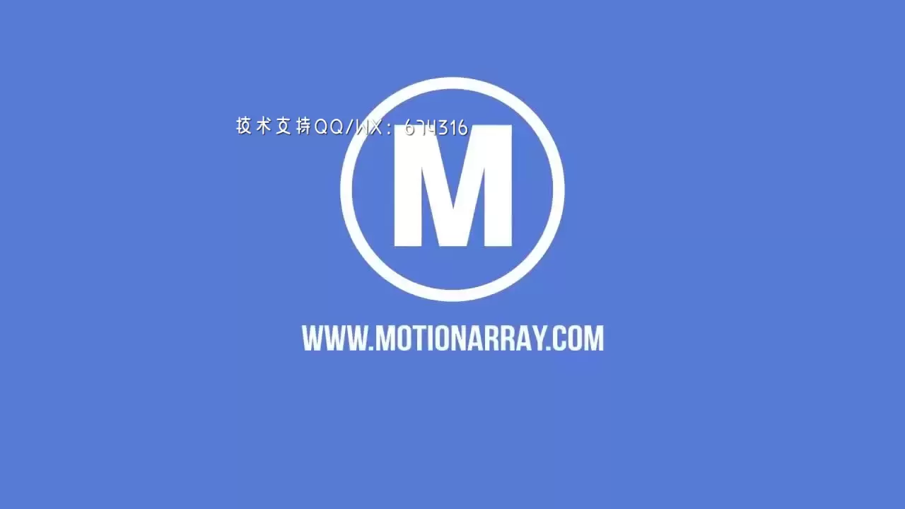 简洁高雅的动态logo展示AE模板视频下载(含音频)
