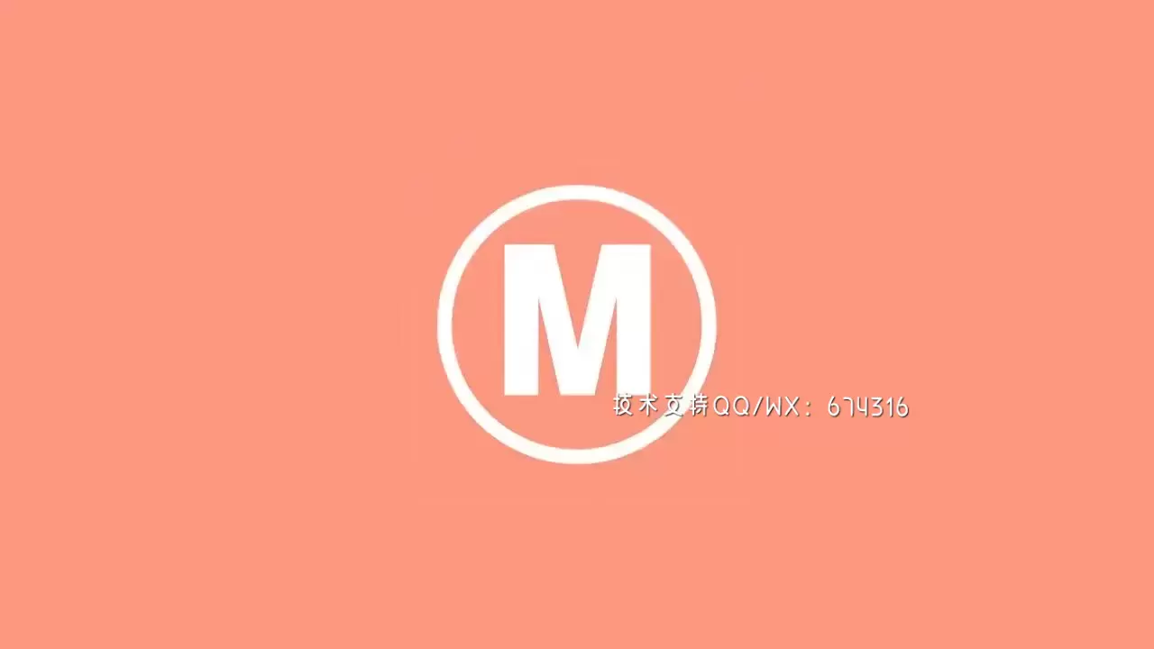 免费简单照片标志AE模板视频下载