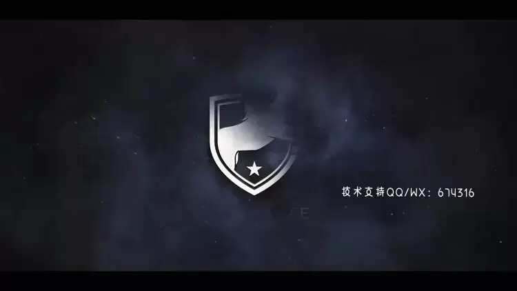 史诗烟雾标志AE模板视频下载(含音频)