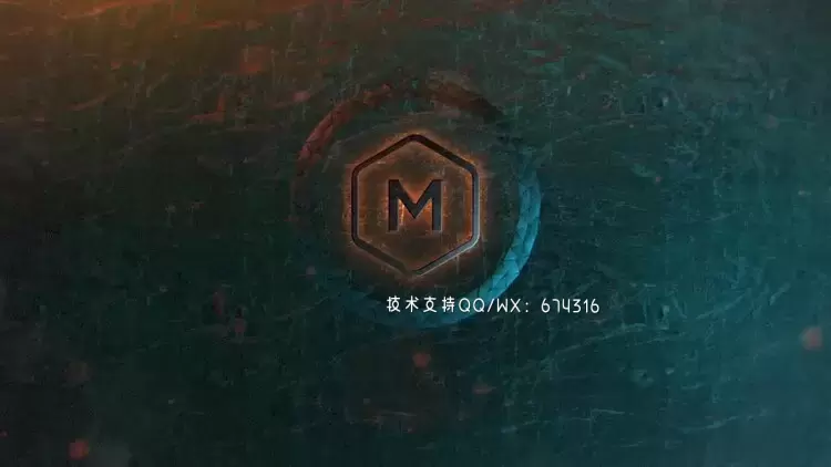 火暗标志AE模板视频下载(含音频)