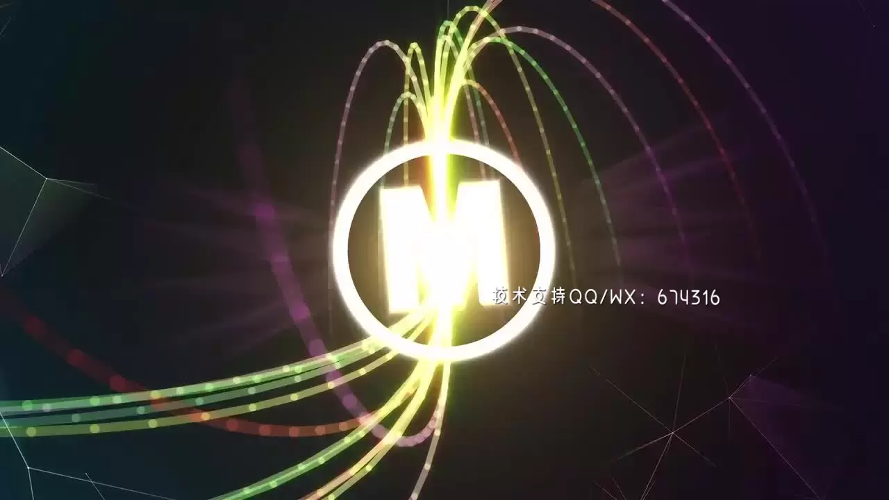 颜色渐变加深Logo图标显示AE模板视频下载(含音频)