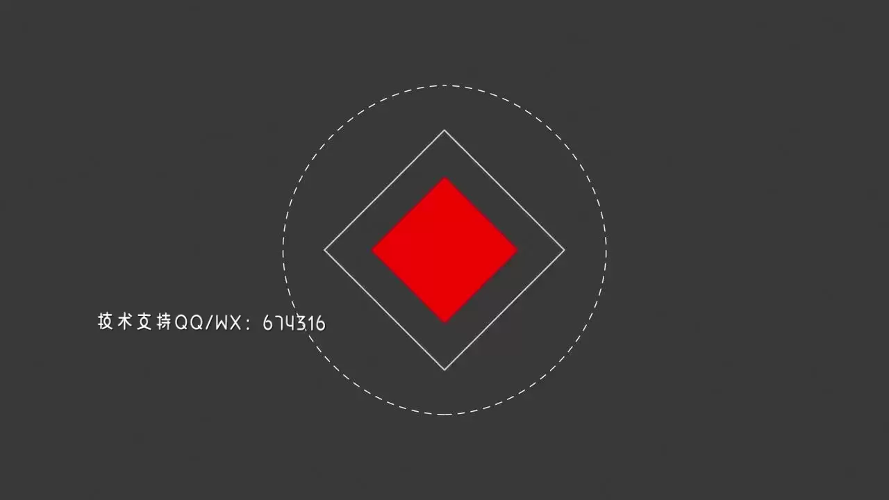 现代和动态的钻石LOGO标志显示AE模板视频下载(含音频)
