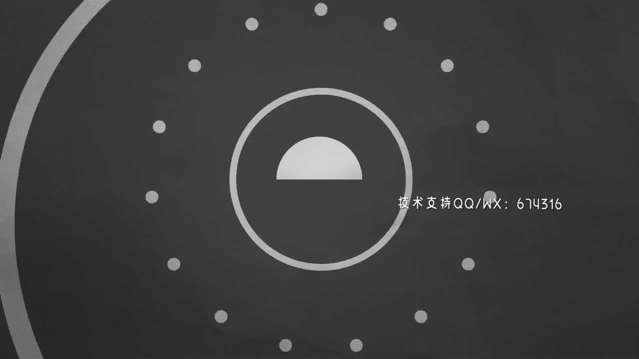 动画旋转LOGO标志AE模板视频下载