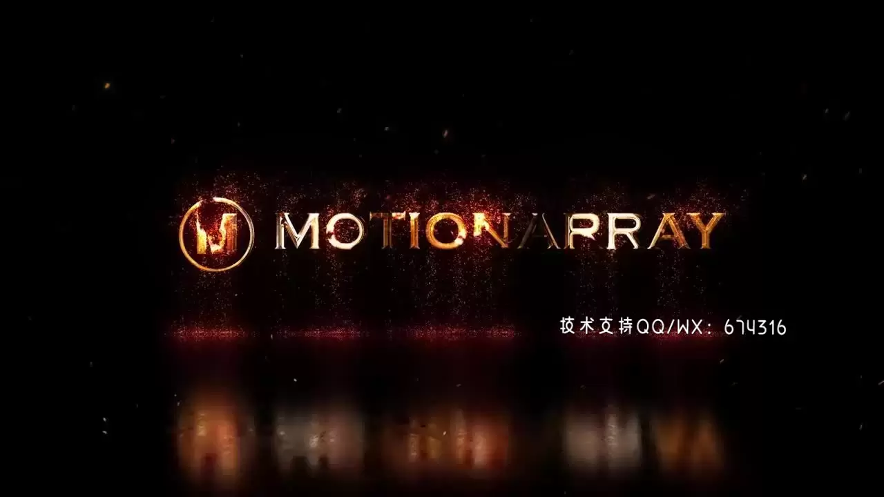 动态动画Logo展示AE模板视频下载(含音频)