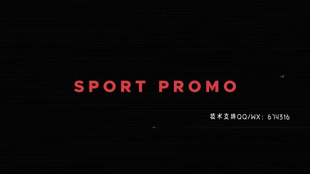 富有激情的体育运动节目开场PR模板视频下载(含音频)插图