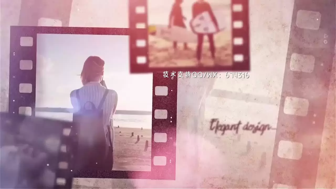 复古优雅风格的视频幻灯片PR模板视频下载(含音频)插图