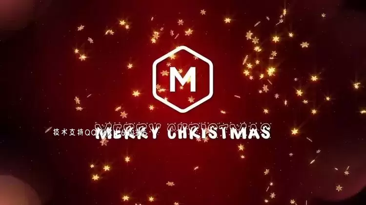 圣诞假期标志PR模板视频下载(含音频)插图