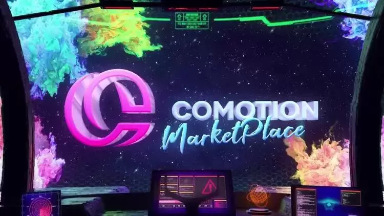 太空超跳标志PR模板视频下载插图