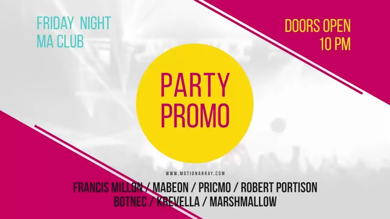 刺激的派对促销Pr模板视频下载插图