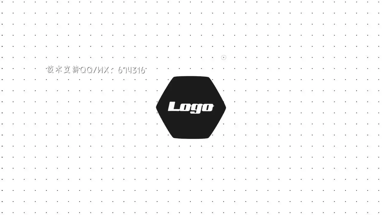 具有魅力的快速LOGO标志显示AE模板视频下载(含音频)