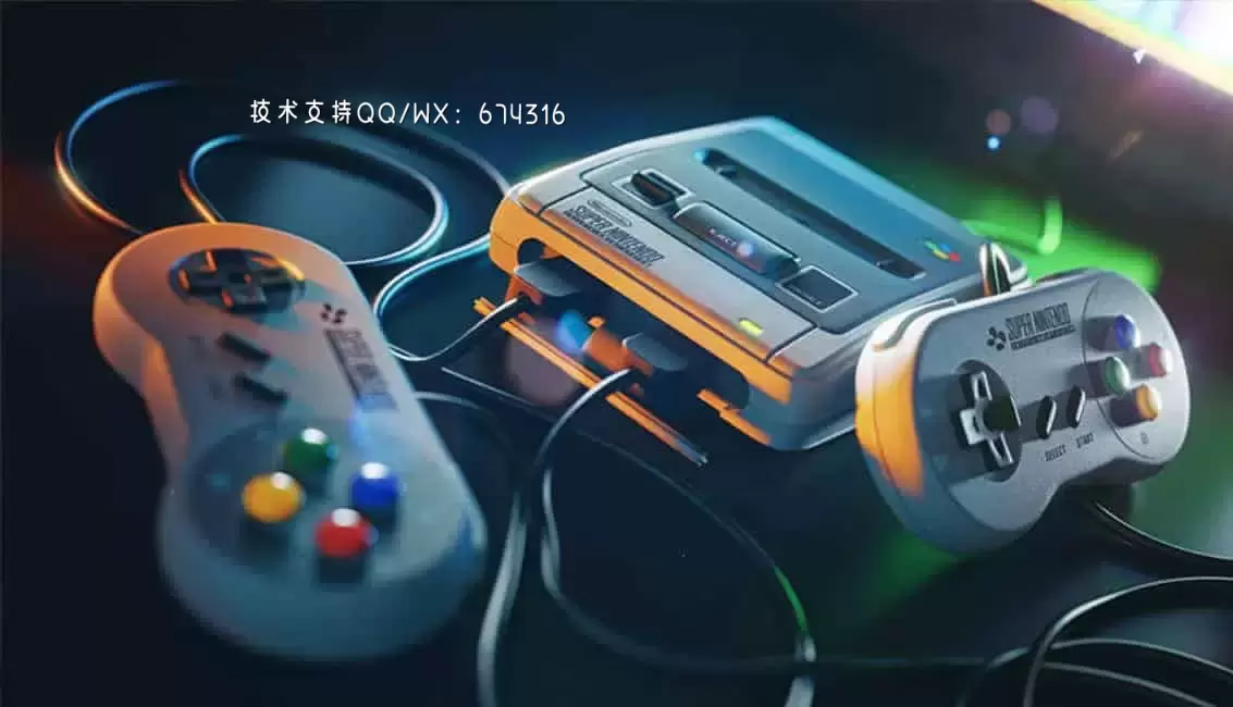 Snes_Mini_Free_3d_Model