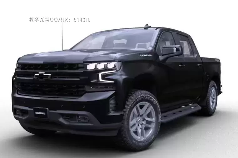 雪佛兰 Silverado Crew RST 2019 皮卡越野车汽车3D模型下载 (MAX,3DS,FBX,OBJ,C4D,LWO,TEX)插图 雪佛兰 Silverado Crew RST 2019 皮卡越野车汽车3D模型下载 (MAX,3DS,FBX,OBJ,C4D,LWO,TEX)插图
