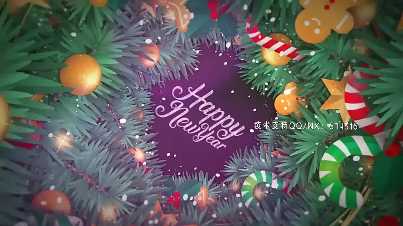 圣诞节标志故事AE模板视频下载(含音频)插图