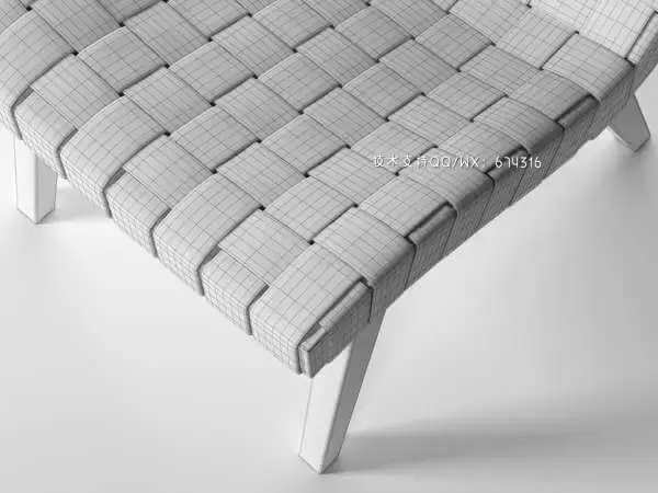 645W沙发躺椅3D模型 (MAX,C4D,FBX,OBJ)插图4