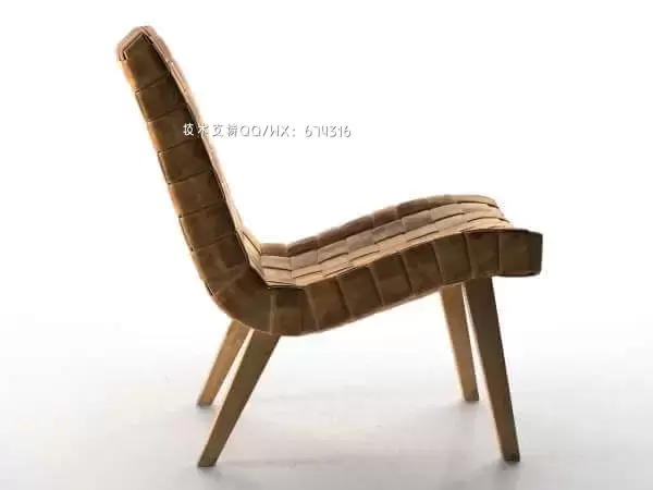 645W沙发躺椅3D模型 (MAX,C4D,FBX,OBJ)插图1