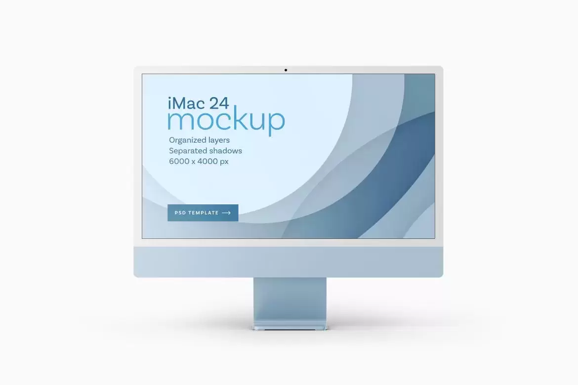 缩略图新款iMac 24”电脑产品样机| 2021下载