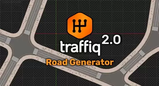 Blender插件-交通工具驾驶汽车三维模型绑定预设Car – Traffiq Library – Rigged Cars V2.0.0