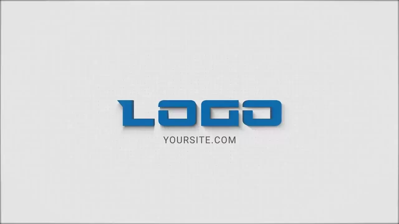 缩略图简洁现代的动态动画LOGO标志AE模板视频下载(含音频)