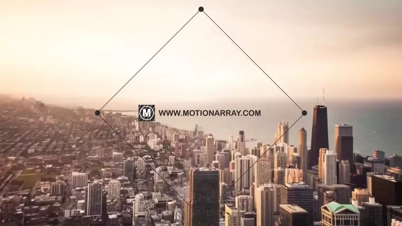 简约大方的网页和视频开头AE logo标识模板视频下载-含音频