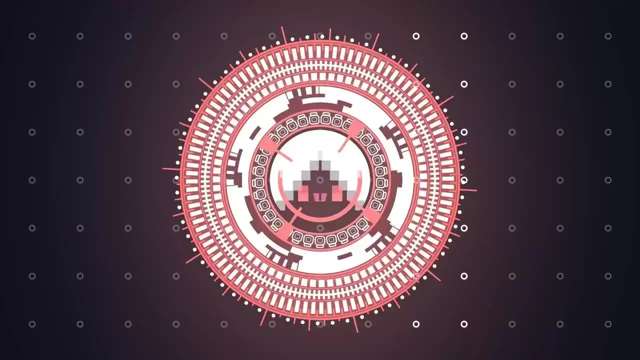 创意彩色时尚的动画LOGO标志AE模板视频下载-附音频